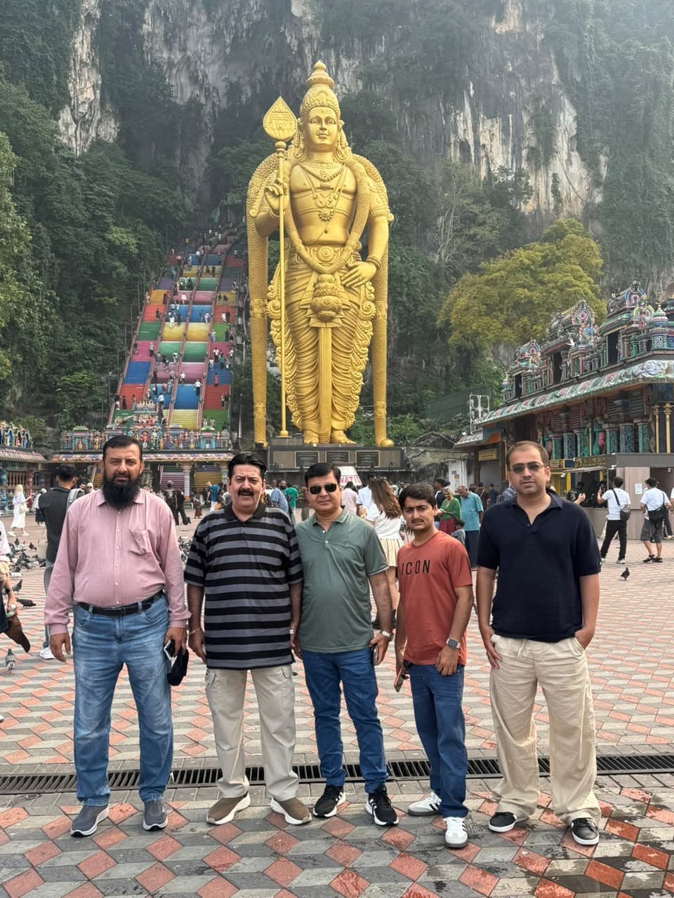 Batu Caves Golden Murugan & Rainbow Stairs Cultural Tour