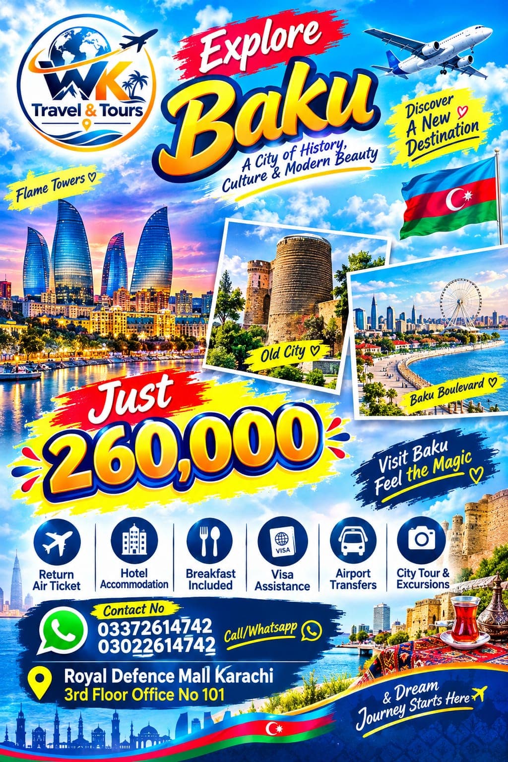 Explore Baku: City of History, Culture & Modern Beauty