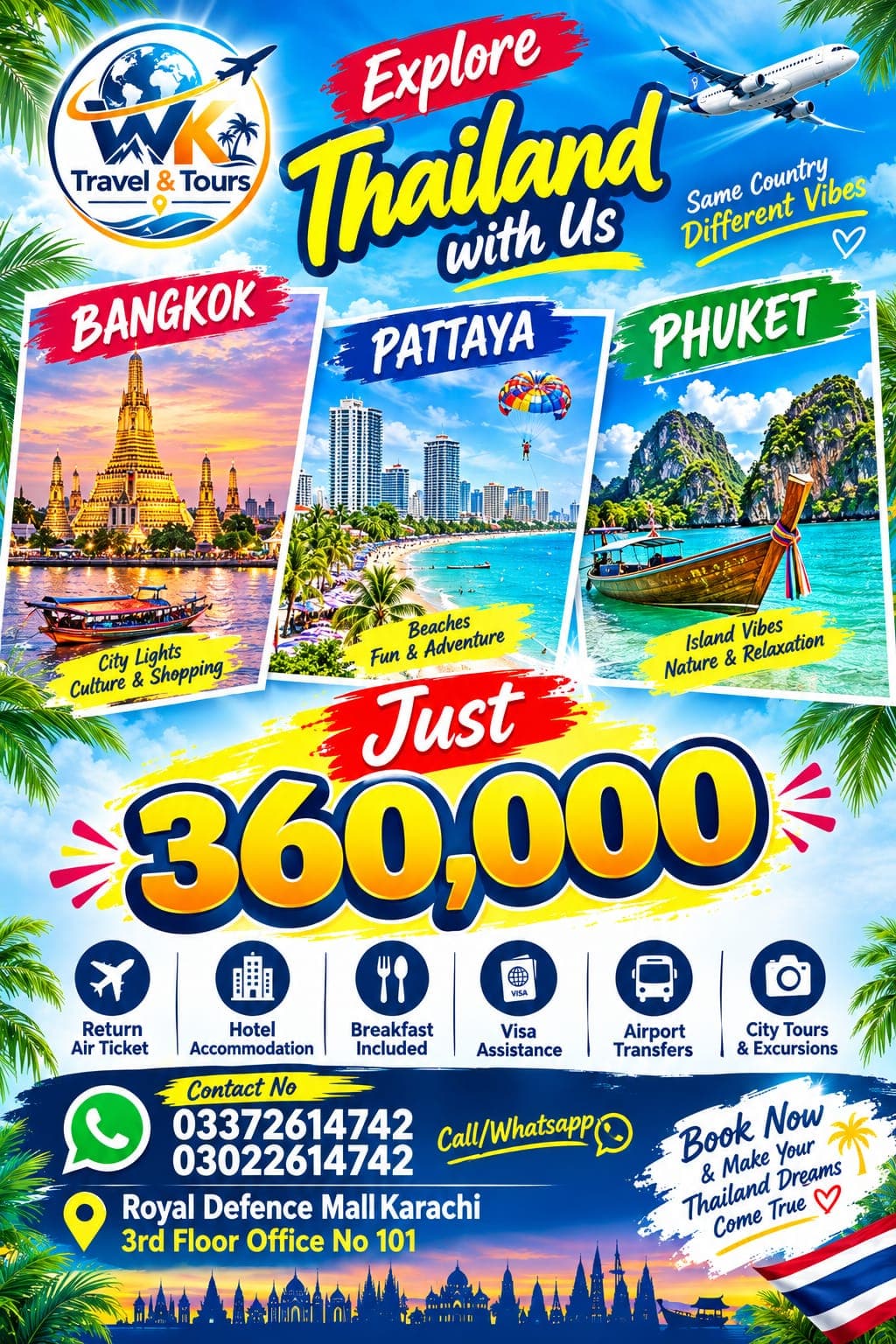 Explore Thailand: Bangkok, Pattaya & Phuket
